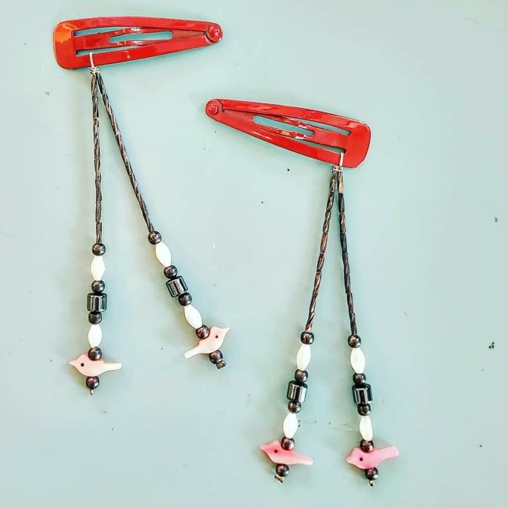 Vintage Southwest Native American barrettes